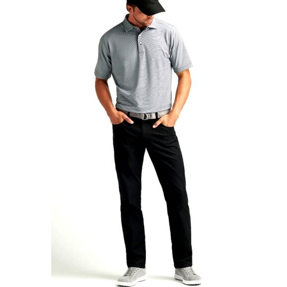 33 x 30 Peter Millar Black Men's Pants